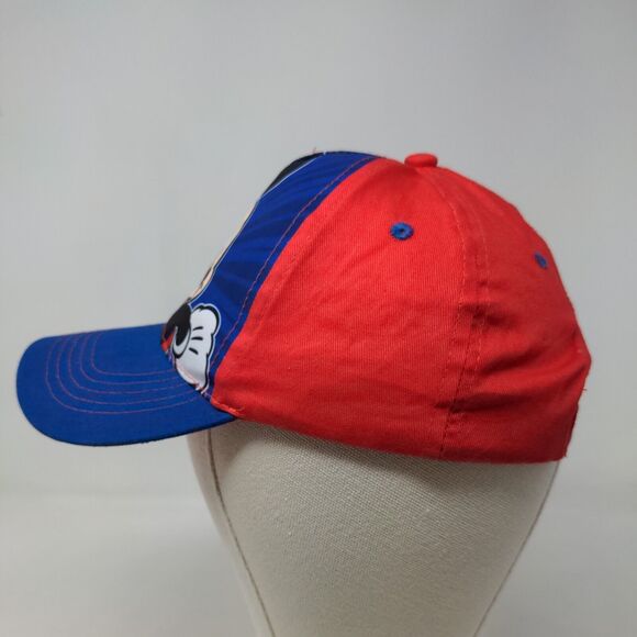 Disney Mickey Mouse Boy's Snapback Hat Blue Red OSFM Graphic Logo - Picture 3 of 8